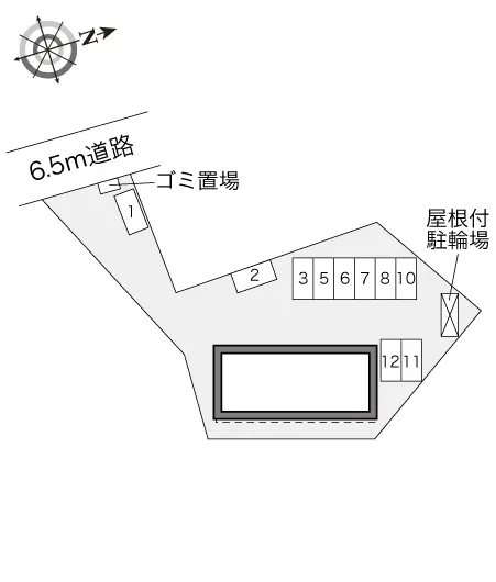 ★手数料０円★比企郡嵐山町川島　月極駐車場（LP）